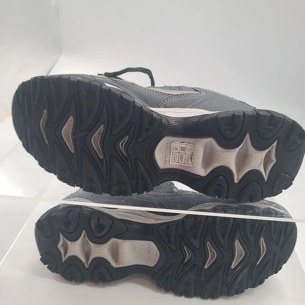 Skechers Mens After Burn Memory Fit 50125 Gray Casual Shoes Sneakers‎ US Size 11